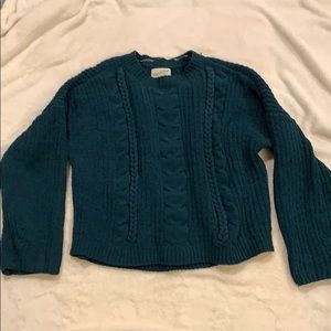 Universal thread Chenille crop sweater